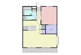 ドヌールマンション【2階】の間取り