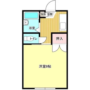 コンフレールサエキII【2階】の間取り