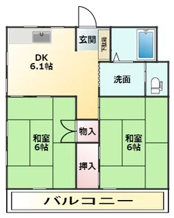 セブンハイム【1階】の間取り