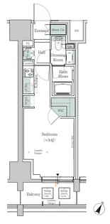 ONE ROOF RESIDENCE TAMACHI【5階】の間取り