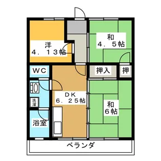 メトロポリス3号館【2階】の間取り