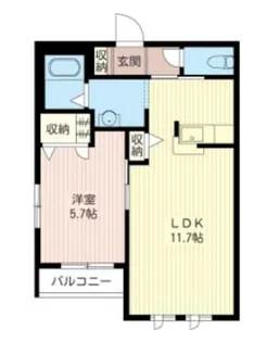 アール・I【2階】の間取り