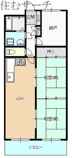 グランドメゾン四日市【7階】の間取り