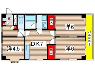 原田マンション【3階】の間取り