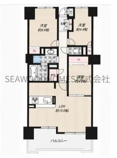 アマックス横浜【4階】の間取り