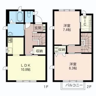 La casa mia II【1階】の間取り