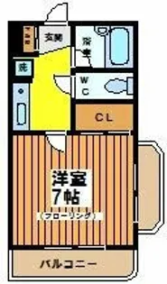 コスモナージュ永福【2階】の間取り