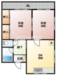 エクセル東長崎【4階】の間取り