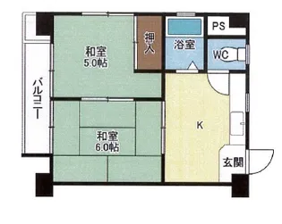 独居老人の方専用 丸美パ-クマンション【2階】の間取り