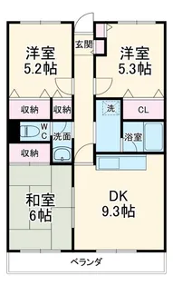 サクラパークホームズ【1階】の間取り