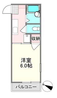 北越谷ハイツ【2階】の間取り