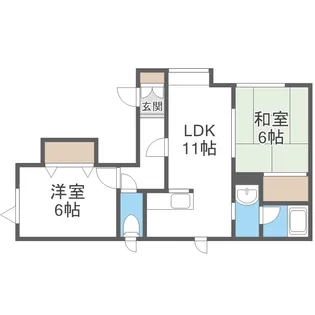 エクセルりら【3階】の間取り