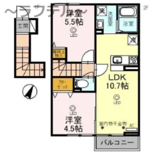 匠乃館 F【2階】の間取り