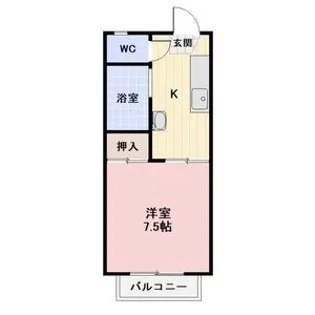 フレグランス エスポワールY・S【2階】の間取り
