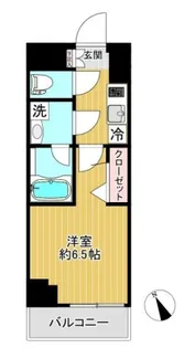 SHOKEN Residence横浜反町【1階】の間取り
