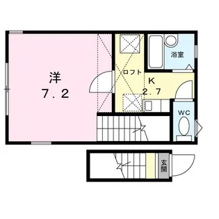 高砂ファースト【2階】の間取り