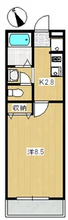 プランドールYANASE【1階】の間取り