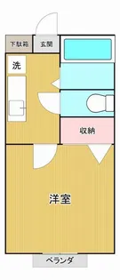 スカイヒルズA【2階】の間取り