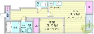GRAND SOLEIL 上余田2【1階】の間取り