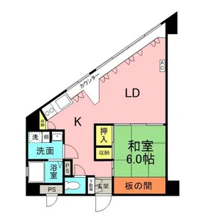 柏木ローズマンション【4階】の間取り