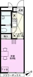 ラトゥール鳩ヶ谷坂下【2階】の間取り
