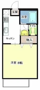 サンヒルズ常盤A101号【1階】の間取り