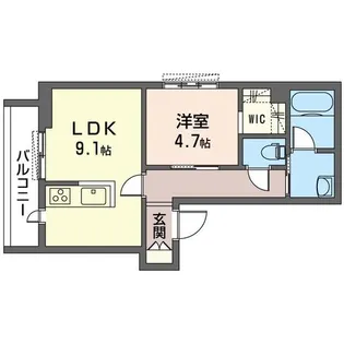 トゥリアノンIII【3階】の間取り