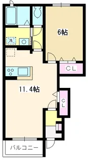 埼玉県志木市幸町3【アパート】の間取り