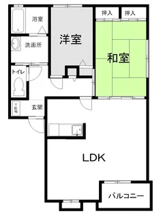 コゥジィーコートA【2階】の間取り
