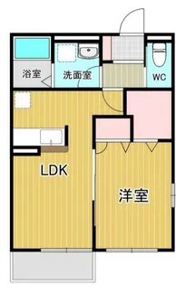 レトア・ファミールII【1階】の間取り