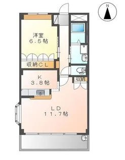 ピュアタウンHatori【2階】の間取り