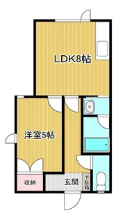 サンハイツ(緑ヶ岡)【2階】の間取り
