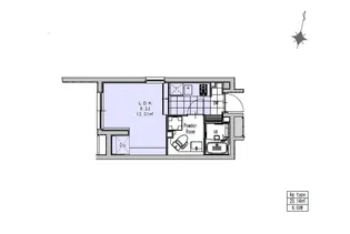 EXAM祐天寺【1階】の間取り