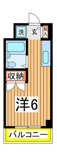 千葉県柏市末広町【マンション】の間取り