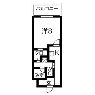 W.O.B.SAKAI【7階】の間取り