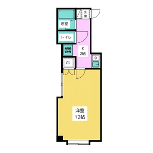 メゾン村上【4階】の間取り