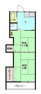 第1原荘【2階】の間取り