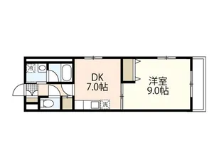パラツェット翠【2階】の間取り