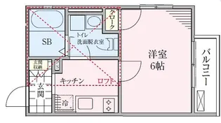 神奈川県横須賀市三春町1【アパート】の間取り