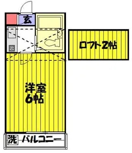 草加ハイツ【1階】の間取り