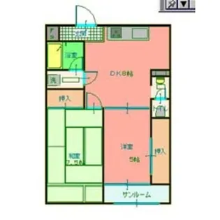 富山県富山市向新庄町5【アパート】の間取り