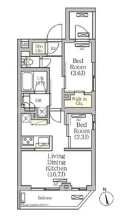 ARKMARK南品川【2階】の間取り