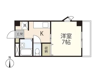 SUNCOAT観音【4階】の間取り