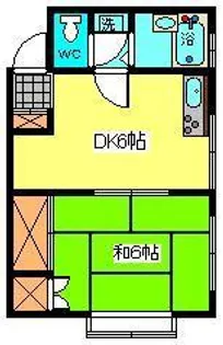 コーポ佐藤II【2階】の間取り