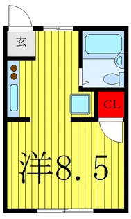 上代ビル【4階】の間取り