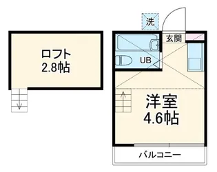 アレックス聖【1階】の間取り