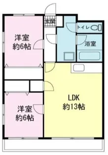 メゾンDenbeiα【2階】の間取り
