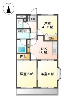ロイヤルリバー98【1階】の間取り