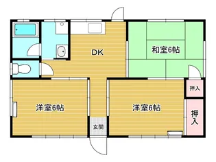 茨城県神栖市大野原4【一戸建】の間取り