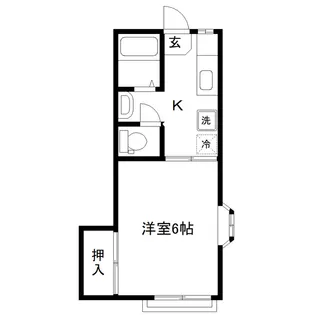 カーサヒロ【2階】の間取り